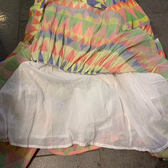 Place Nationale X Revolve Le Camus Mosaic Tiered Sun Dress. Size M. EUC - Picture 12 of 15